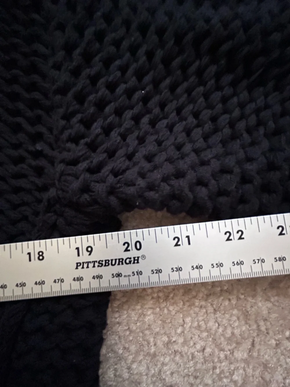 Free People My Only Sunshine Black Chunky Knit Sweater